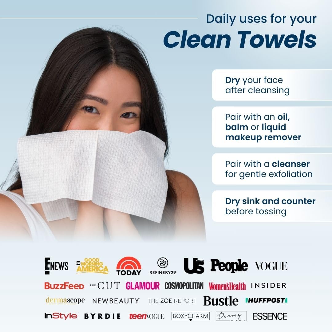 Clean Skin Club Towels – Regular & Travel Size
